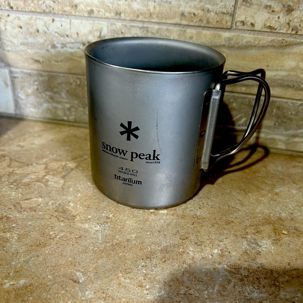 Snow peak titanium cup